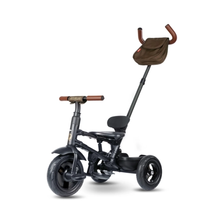 Qplay Rowerek Trójkołowy Rito Deluxe Rubber Brown