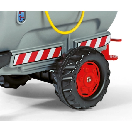 Rolly Toys 122776 Cysterna Rolly Tanker z pompą i sikawką Szara  1-oś