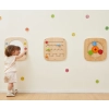Viga 44807FSC Drewniana Tablica manipulacyjna z kulkami