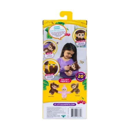 Moose 26765 Little Live Pets Interaktywna Mini Małpka Chikki Cherry