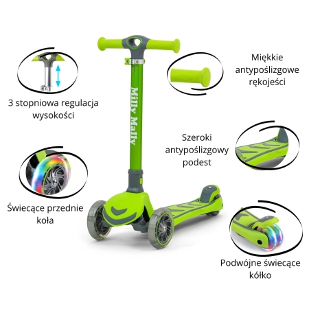 Milly Mally Scooter Boogie Green