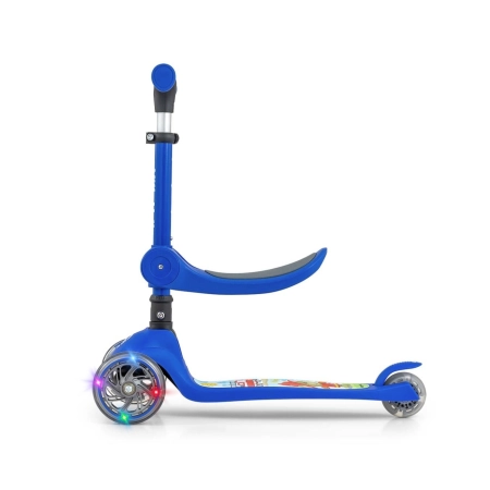 Milly Mally Scooter Fuzzy Blue
