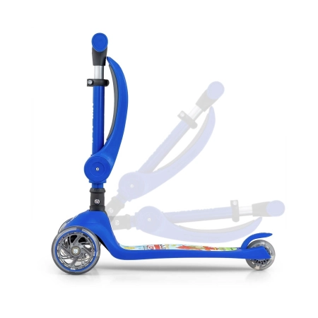 Milly Mally Scooter Fuzzy Blue
