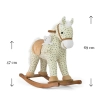 Milly Mally Koń na biegunach pluszowy Pony Gray Dot
