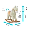 Milly Mally Koń na biegunach pluszowy Pony Gray Dot
