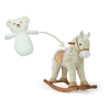 Milly Mally Koń na biegunach pluszowy Pony Gray Dot