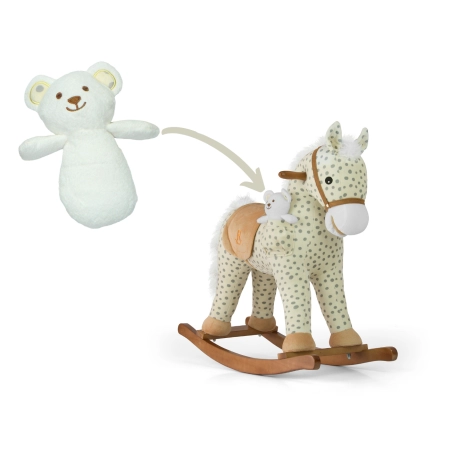 Milly Mally Koń na biegunach pluszowy Pony Gray Dot