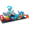 Mattel HTN82 Hot Wheels City Zestaw Ultra Myjnia z Rekinem