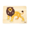 Viga 44602 Drewniane Puzzle na podkładce z uchwytami - Lew