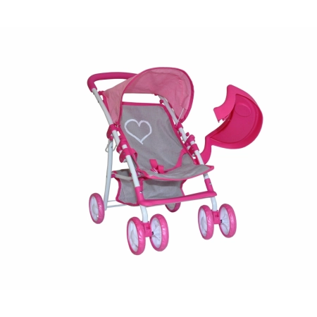 Milly Mally Wózek dla lalek Kate Prestige Pink