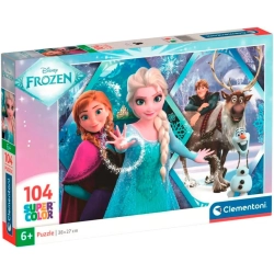 Clementoni 25045 Super Kolor Puzzle 104 Elementy - Frozen