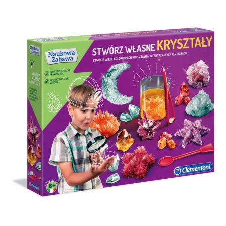 Clementoni Naukowa Zabawa Lab 50069 Stwórz Własne Kryształy
