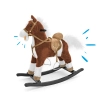 Milly Mally Koń na biegunach pluszowy Mustang ciemny brąz