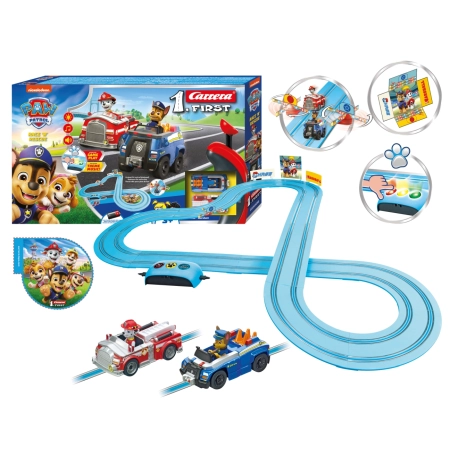 Carrera First 20063058 Paw Patrol- Race 'N' Rescue 3,5m tor samochodowy
