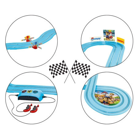 Carrera First 20063058 Paw Patrol- Race 'N' Rescue 3,5m tor samochodowy