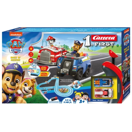 Carrera First 20063058 Paw Patrol- Race 'N' Rescue 3,5m tor samochodowy