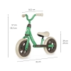 Qplay Rowerek Biegowy Trainer Green