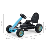 Milly Mally Gokart na pedały Viper Blue