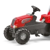 Rolly Toys 800261 Traktor Rolly Junior RT z przyczepą Czerwony