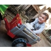 Rolly Toys 800261 Traktor Rolly Junior RT z przyczepą Czerwony