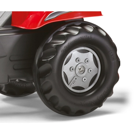 Rolly Toys 800261 Traktor Rolly Junior RT z przyczepą Czerwony