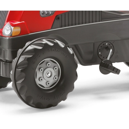 Rolly Toys 800261 Traktor Rolly Junior RT z przyczepą Czerwony