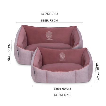 Legowisko dla zwierząt Carinio Heaven Rose M/L