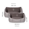 Legowisko dla zwierząt Carinio Heaven Taupe M/L