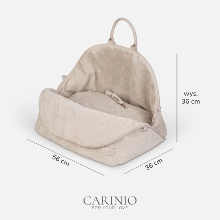 Torba transportowa dla zwierząt Carinio Amis Cream