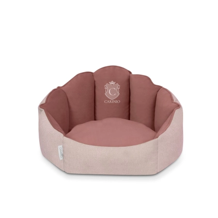 Legowisko dla zwierzątka Carinio Shell Blush M/L