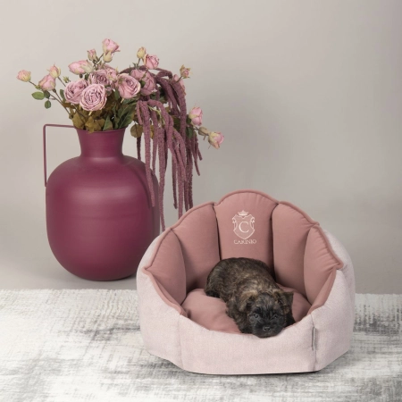 Legowisko dla zwierząt Carinio Shell Blush S/M
