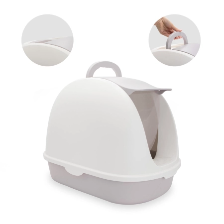 Kuweta dla zwierząt Carinio Capsule White XL