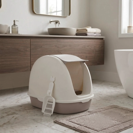 Kuweta dla zwierząt Carinio Capsule White XL