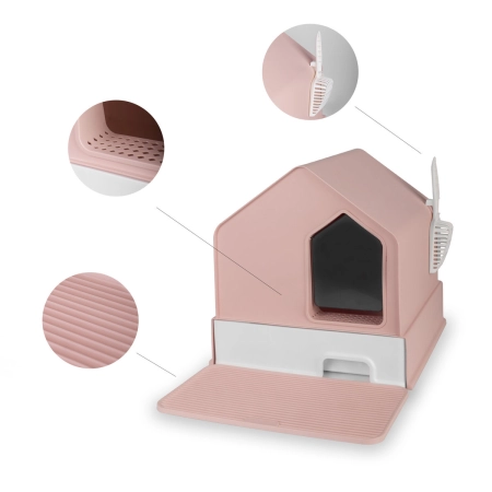 Kuweta dla zwierząt Carinio House Flamingo Pink