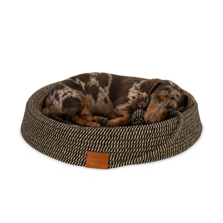Legowisko dla zwierząt Carinio Nesti Tail Black&Brown L
