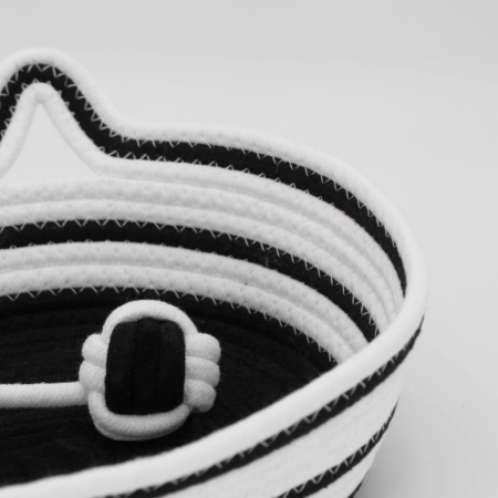 Legowisko dla zwierząt Carinio Coco Black&White L