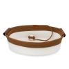 Legowisko dla zwierząt Carinio Elipse Cream&Brown L