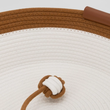 Legowisko dla zwierząt Carinio Elipse Cream&Brown L