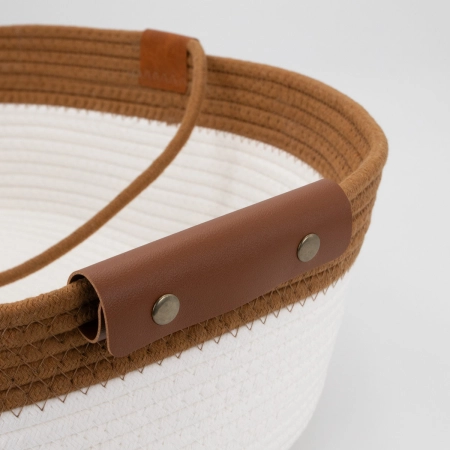 Legowisko dla zwierząt Carinio Elipse Cream&Brown L
