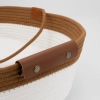 Legowisko dla zwierząt Carinio Elipse Cream&Brown L