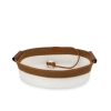 Legowisko dla zwierząt Carinio Elipse Cream&Brown S