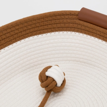 Legowisko dla zwierząt Carinio Elipse Cream&Brown S