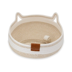 Legowisko dla zwierząt Carinio Playground White Coffee L