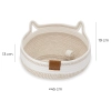 Legowisko dla zwierząt Carinio Playground White Coffee L