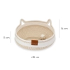Legowisko dla zwierząt Carinio Playground White Coffee S