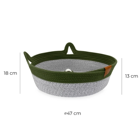 Legowisko dla zwierząt Carinio Tail Play Green L