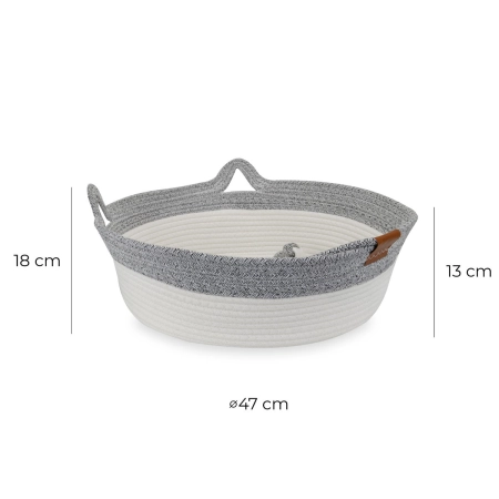 Legowisko dla zwierząt Carinio Tail Play Off-White L