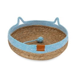 Legowisko dla zwierząt Carinio Tail White&Blue&Sand L