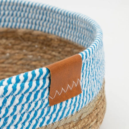 Legowisko dla zwierząt Carinio Tail White&Blue&Sand L