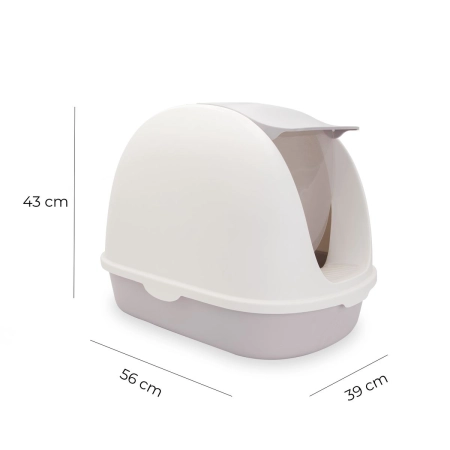Kuweta dla zwierząt Carinio Capsule White XL